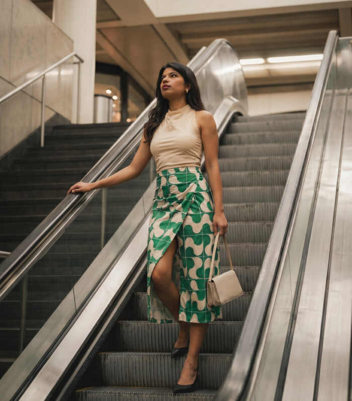 Emerald Mosaic Skirt